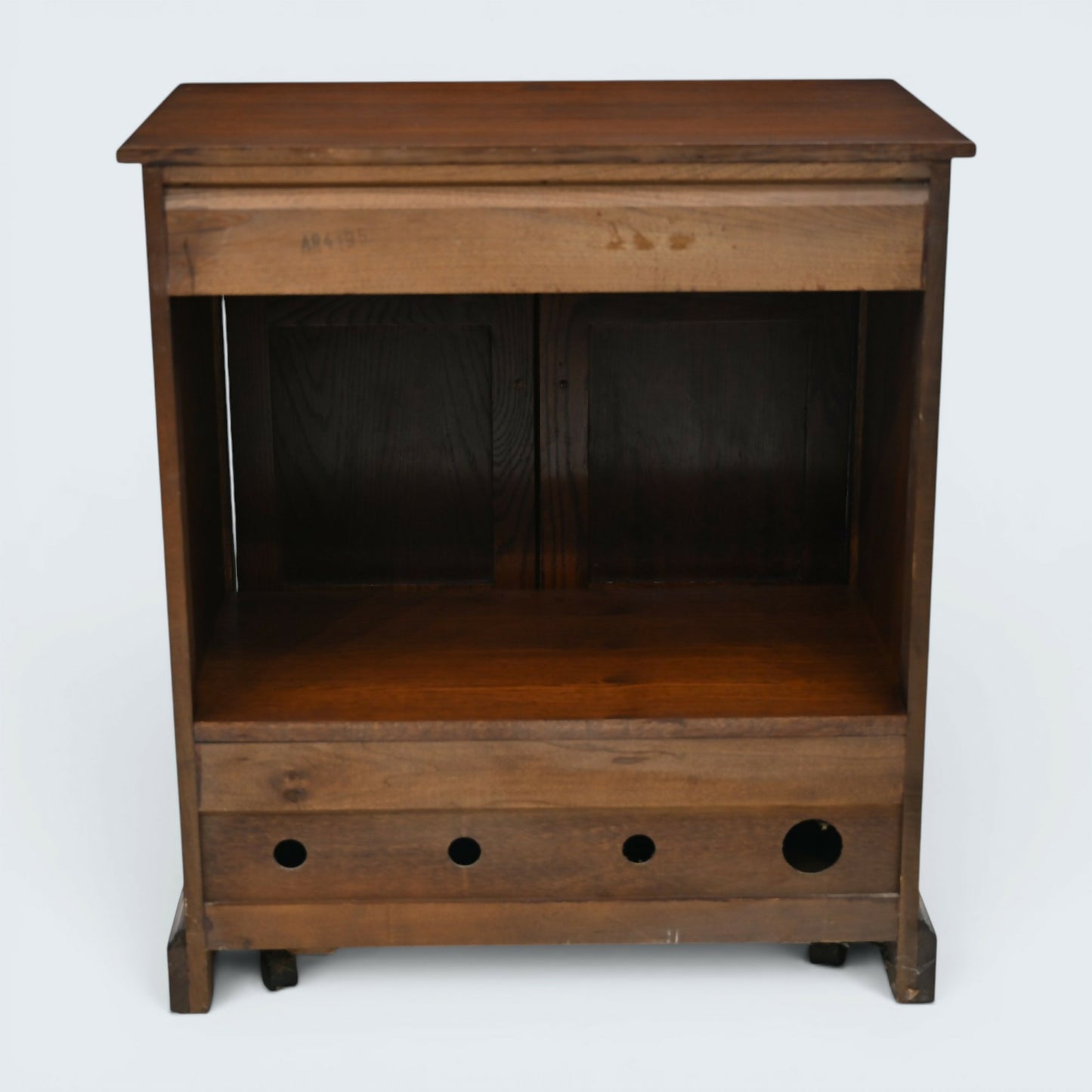 Old Charm Oak TV Video Cabinet Cupboard Light Oak Model 2053 FREE UK Delivery