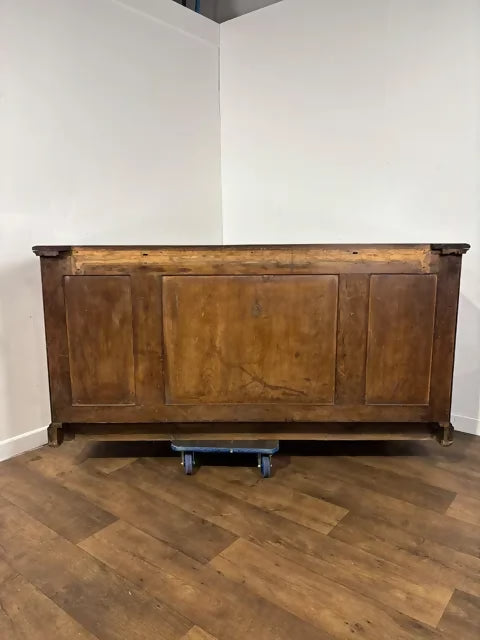 Large Victorian Flame Mahogany Sideboard