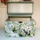 Storage Chest Upcycled Furniture Green Frog Foliage Vintage Storage Box Ottoman