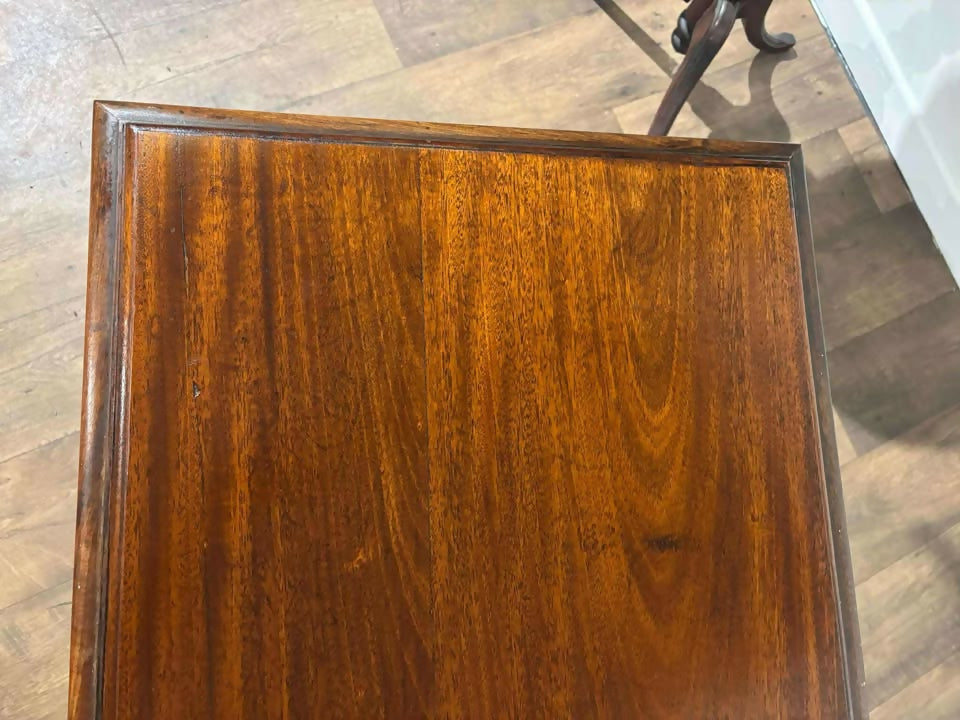 Antique Mahogany Writing Desk with Brass Claw Feet – Full of Character