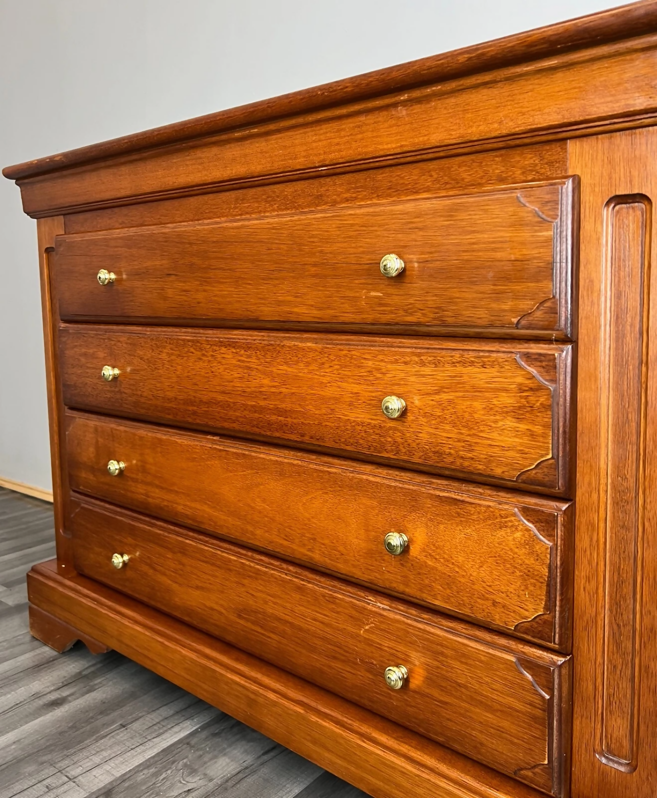 Chest of Drawers Vintage French Style Storage 4 Drawers Cabinet LOT 3598