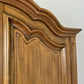 Wardrobe Vintage French Style Oak Two Door Bedroom Storage Armoire LOT 6509
