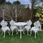 Victorian Crown Cast Iron Patio Set