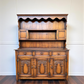 Good Quality Oak Dresser and Rack In The Period Style