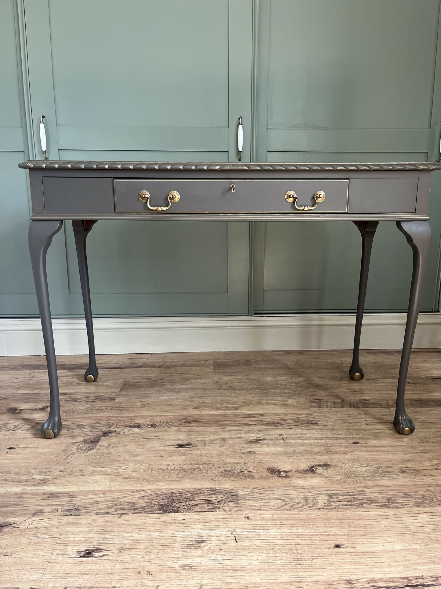 Green Console Table