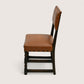5 Skull/Ercol Dining Chairs Studded Burnt Orange Faux Leather FREE UK Delivery*. SBR10814/0808E