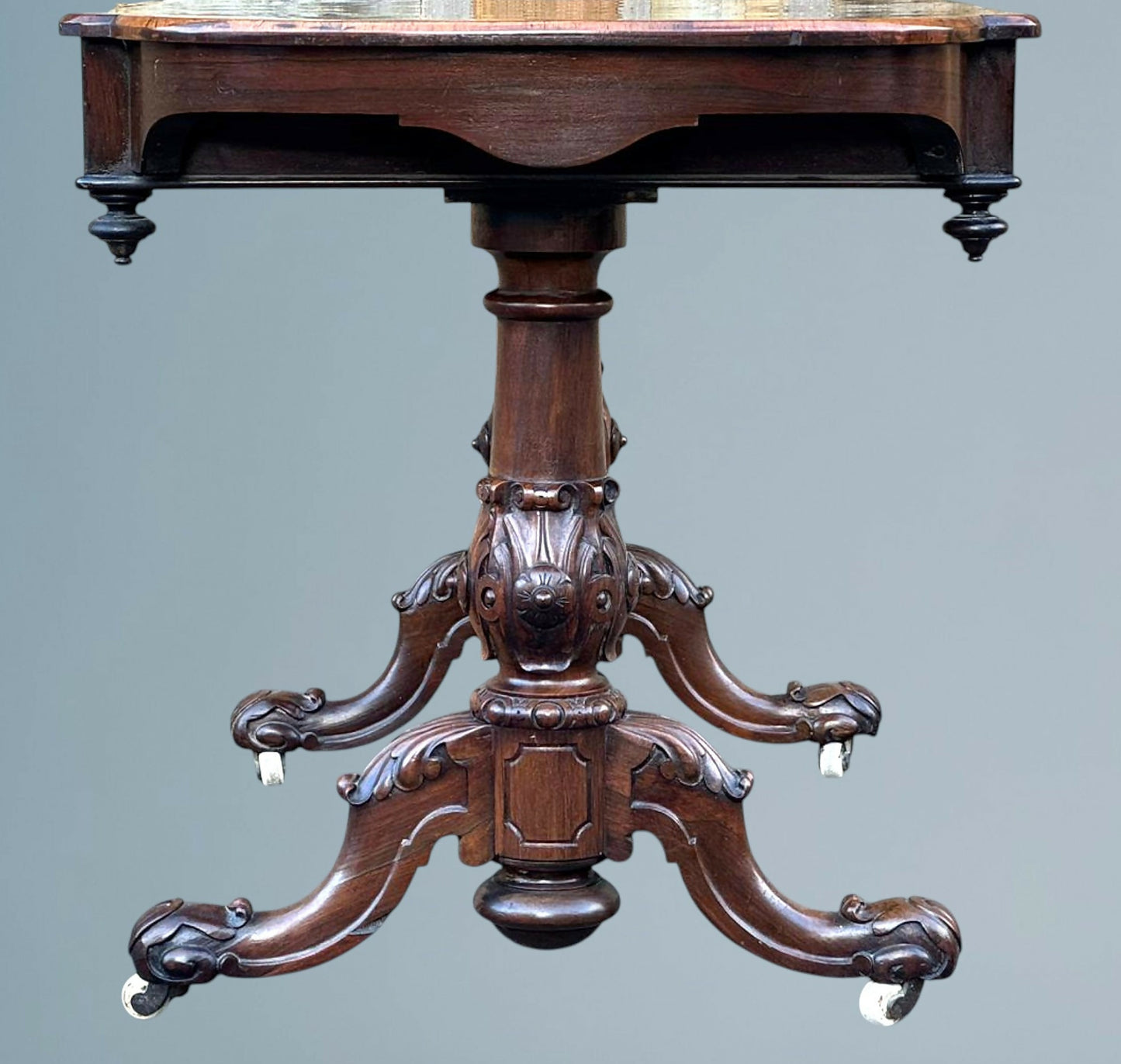 19th Century Victorian Rosewood Writing Table / Centre Table
