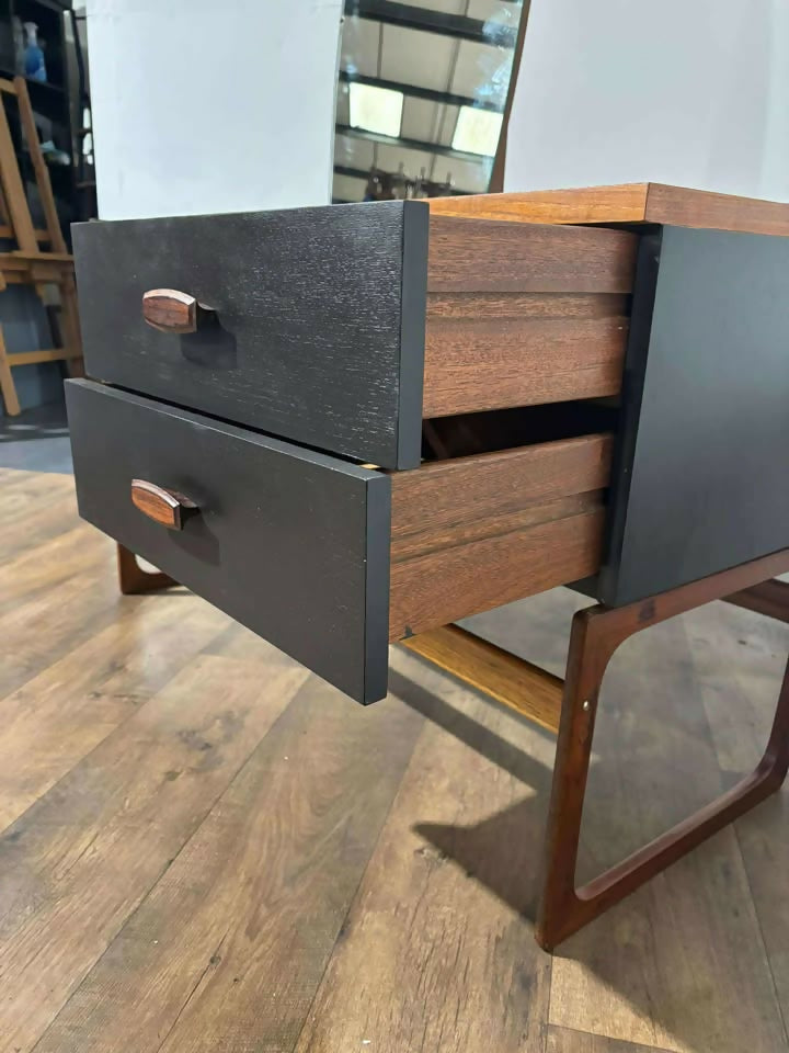 Mid-Century G Plan Teak & Black Painted Dressing Table
