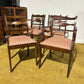 Set of six regency style mahogany chairs, two of which are carvers88