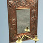 Art Nouveau Copper and Brass Mirror