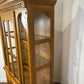 Contemporary Oak Glazed Display Cabinet