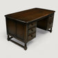 Ercol Pedestal Desk 5 Drawers File Drawer Old Colonial Dark FREE UK Delivery*. SBR10874/2908E