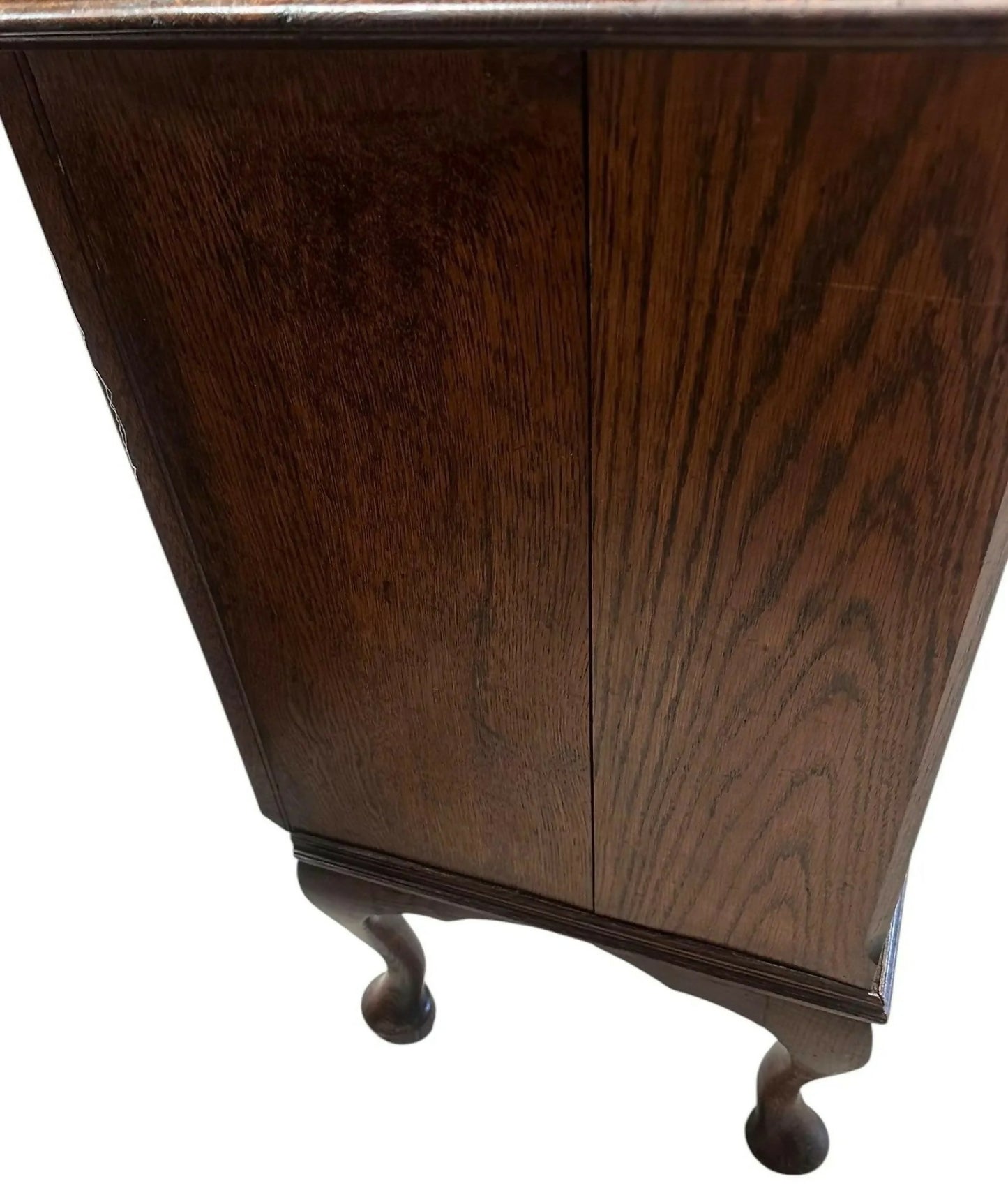 Vintage Oak early 20th C sideboard cupboard