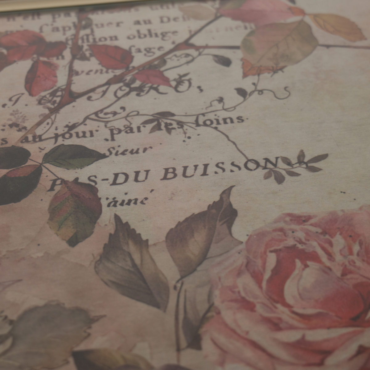 Vintage Demi-Lune Table | Decoupage Floral Console | French Style Hallway Table | Upcycled Furniture