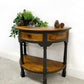 HALFMOON SOLID WOOD CONSOLE TABLE