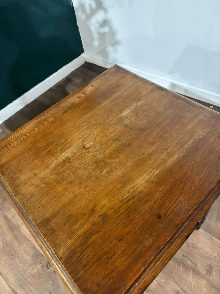 Early 20th Century  Oak Window Table6