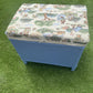 Peter Rabbit bijou Ottoman - blue paint foam and interliner all new