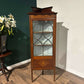 Edwardian Mahogany Inlaid Corner Display Cabinet6