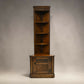 Old Charm Corner End Unit with Cupboard and Shelves Carvings FREE UK Delivery