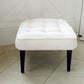 Footstool. Reupholstered, Fully Restored. Mid-century in origin. Boucle