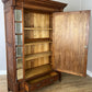 Wardrobe Antique French Style Oak Mirrored Door Carved Armoire LOT 6539