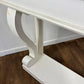 Large Modern White Console Table