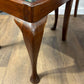 Set Of Six Antique Tartan Upholstered Dining Chairs