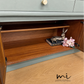 Vintage sage green Nathan sideboard, TV Stand, media centre, retro, console table, drinks cabinet, cocktail, drawer, cupboard Mid century