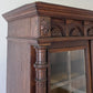 Bookcase Antique French Style Glazed Display Cabinet Oak Sideboard LOT 6545