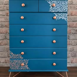 Upcycled chest of drawers