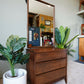 Peppler Furniture Co. 'The Hanover Line' Three Drawer Dresser & Mirror In Figured Walnut – Canada, C. 1960s