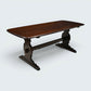 Ercol Elm Dining Table Plank Top Retro Traditional Dark Finish *FREE UK Delivery