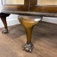 Vintage Walnut Bow Front Display Cabinet
