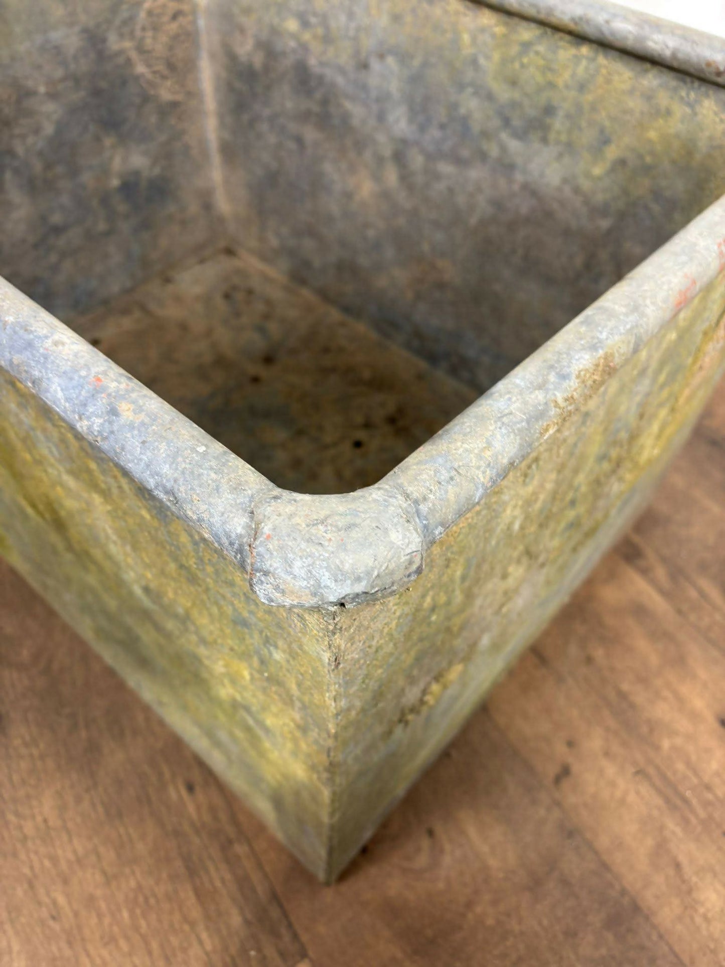 Vintage Galvanised Planter