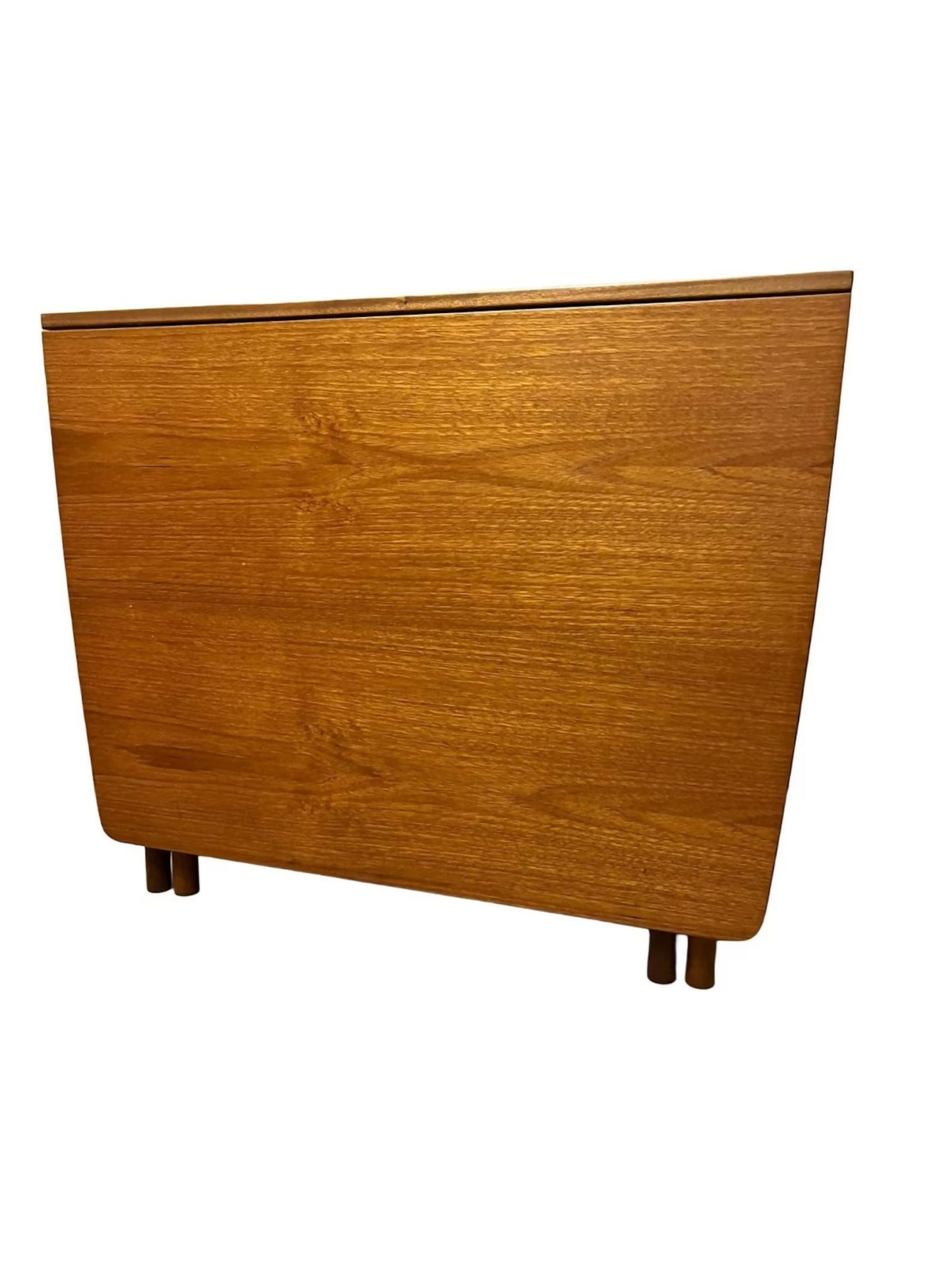 McIntosh Teak Drop Leaf Dining Table Mid Century Modern Gateleg Space Saver