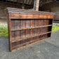 Antique Georgian 19th Century Oak Wall Hanging Shelves Kitchen Larder Pantry