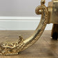 Standing Coat Hanger Vintage French Style Brass Ornate Coat Rack LOT 6453