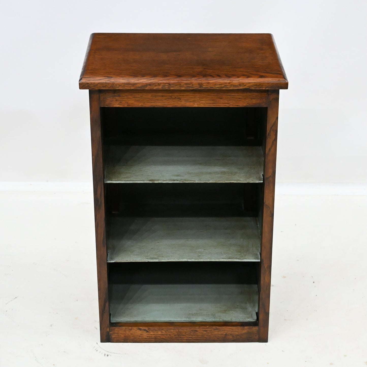Vintage Oak bedside Cabinet 2 Shelves 62cm Tall Painted Inside FREE UK Delivery*. SBR11097/2710E