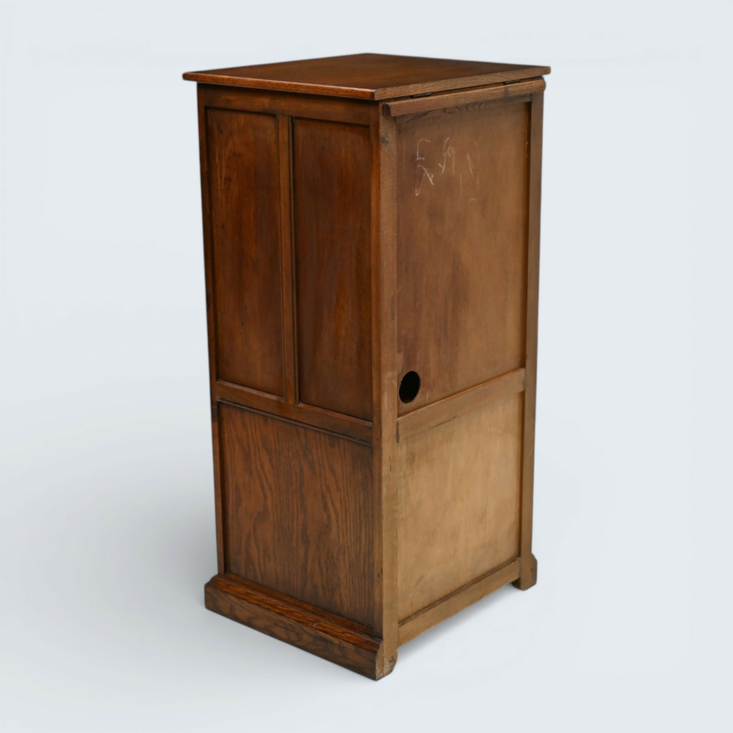 Old Charm Hi Fi/Record Cabinet 2 Adjustable Shelves Light Oak FREE UK Delivery*