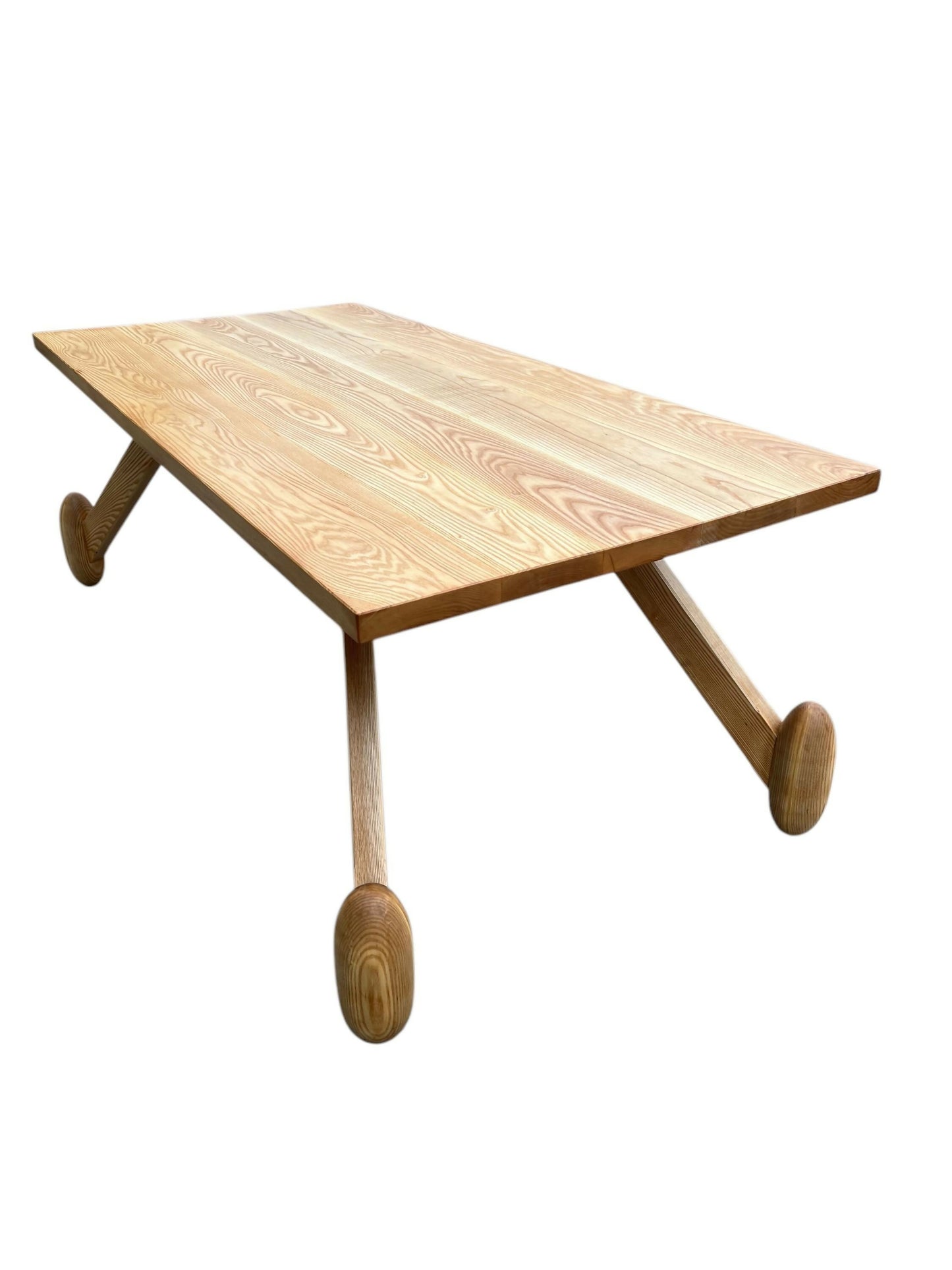Solid Ash dining table by Matthew Stanwix