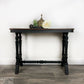 Mahogany Hallway Console Table in Black