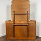 Vintage Art Deco Walnut Wilkin Dressing Table