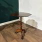 Georgian Mahogany Petal Top Pedestal Tripod Tablenb