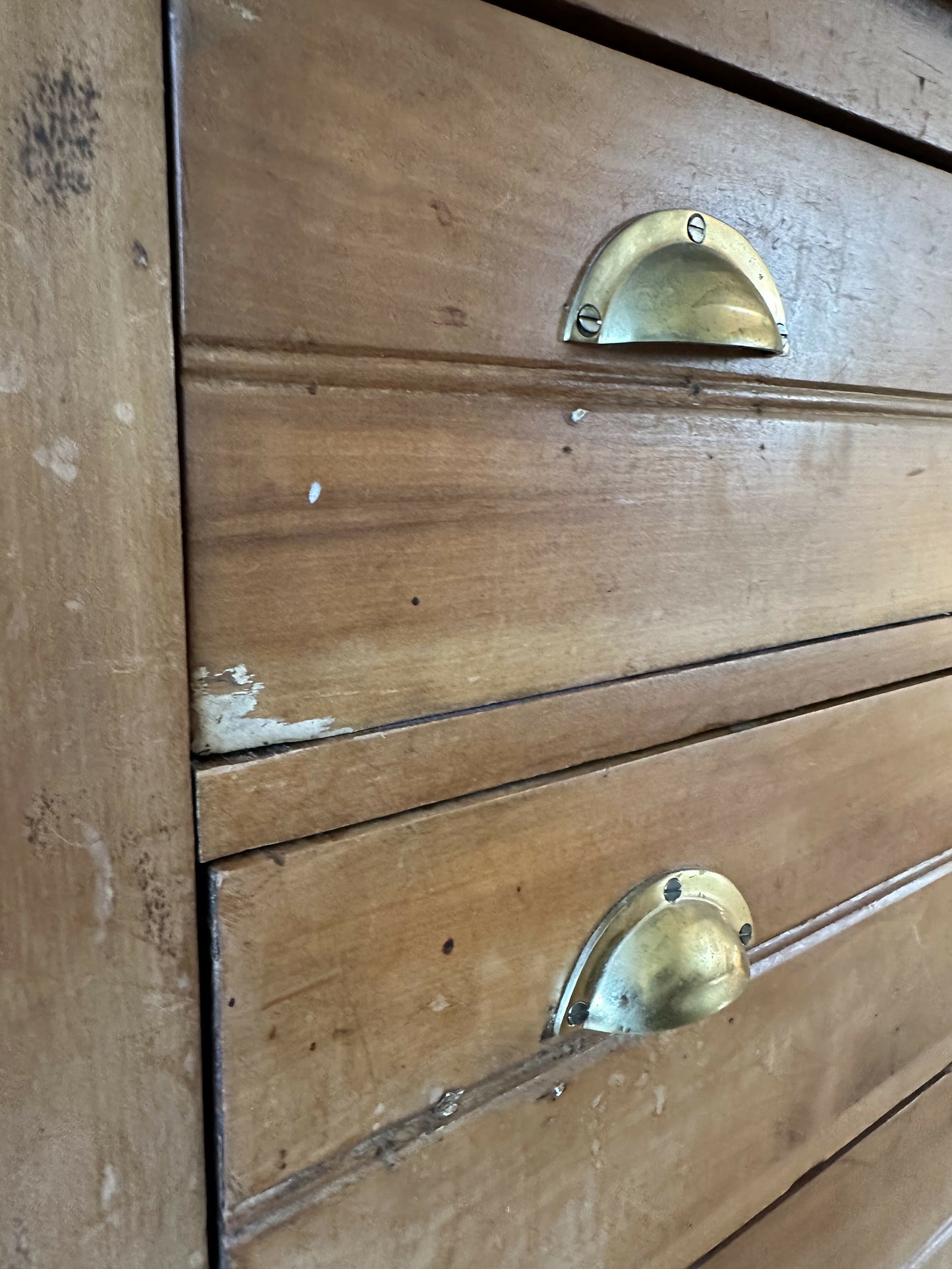 Antique Victorian Pine Chest of Drawers Rustic Solid Stripped Pine