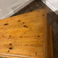 Rustic Stripped Pine Blanket Box