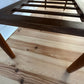 Mid Century Danish Teak Coffee Table Vintage Retro MCM Surfboard Style Coffee Table