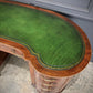 Edwardian Mahogany Vintage Kidney Shaped Desk