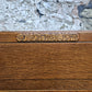 Vintage Oak Tallboy Chest of Drawers: Antique Cabinet with Detailing Five Drawer