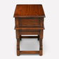 Old Charm Side Table Lamp Table Tudor Brown Finish With Drawer FREE UK* Delivery. SBR10880/0109E