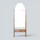 Freestanding Dressing Mirror Small Drawer Tilt Adjustment Vintage FREE Delivery*
